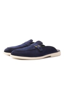 Замшевые сабо Santoni