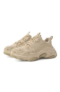 Текстильные кроссовки Triple S Balenciaga