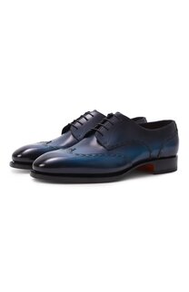 Кожаные дерби Santoni
