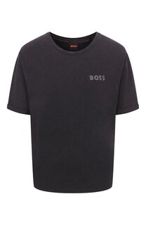 Хлопковая футболка BOSS Orange