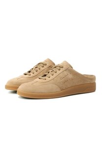 Замшевые кеды Santoni