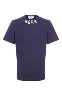 Хлопковая футболка MSGM