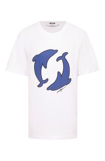 Хлопковая футболка MSGM