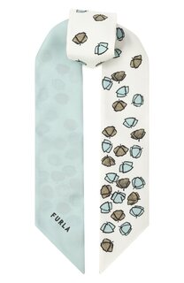 Шелковый шарф-твилли Furla