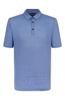 Льняное поло Giorgio Armani