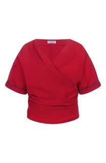 Хлопковый топ Brunello Cucinelli