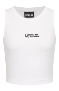 Хлопковый топ Comme des Fuckdown