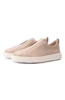 Кожаные кеды Santoni