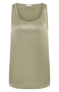Атласный топ Brunello Cucinelli