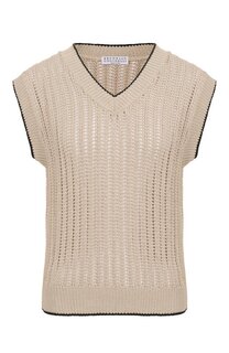 Хлопковый жилет Brunello Cucinelli