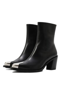 Кожаные ботильоны Punk Alexander McQueen