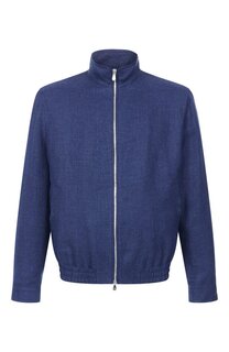 Бомбер изо льна и шерсти Brunello Cucinelli