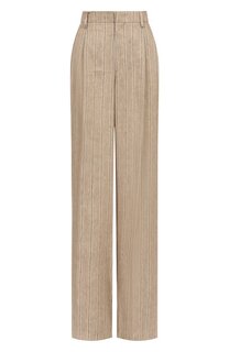 Брюки изо льна и хлопка Tagliatore 0205