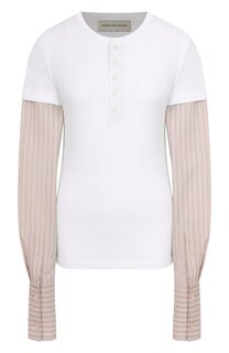 Хлопковый лонгслив Dries Van Noten