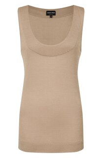 Топ из вискозы Giorgio Armani