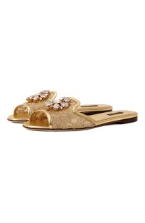 Текстильные шлепанцы Rainbow Bianca Dolce & Gabbana