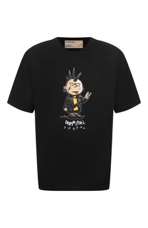 Хлопковая футболка DOMREBEL
