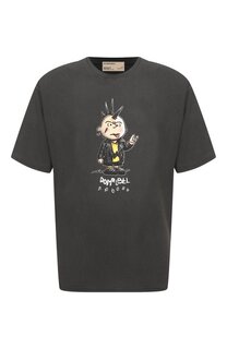 Хлопковая футболка DOMREBEL