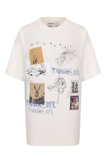 Хлопковая футболка DOMREBEL