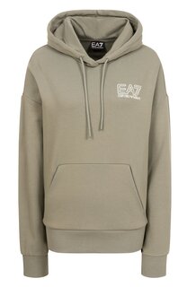 Хлопковое худи EA7