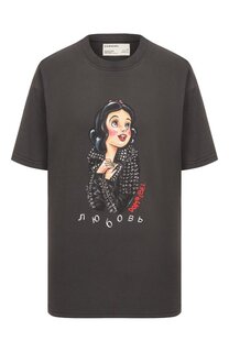 Хлопковая футболка DOMREBEL