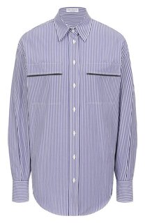 Хлопковая рубашка Brunello Cucinelli