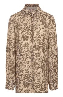 Рубашка из вискозы и шелка Golden Goose Deluxe Brand