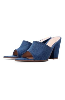 Текстильные мюли Gianvito Rossi