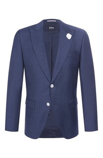 Пиджак из шерсти и вискозы BOSS
