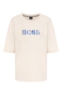 Хлопковая футболка BOSS