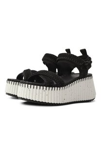 Замшевые сандалии Nama Chloé Chloe