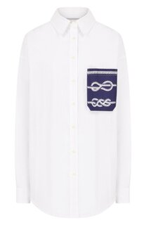 Хлопковая рубашка Forte Dei Marmi Couture