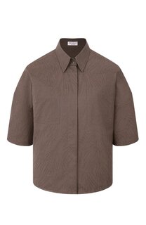 Хлопковая рубашка Brunello Cucinelli