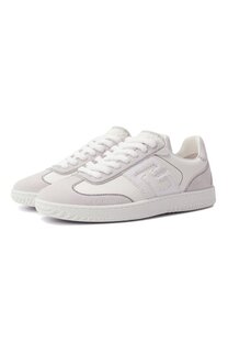 Кожаные кеды Swan Balmain