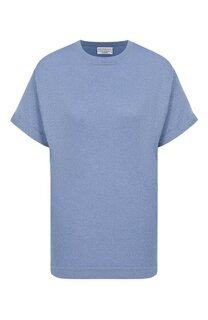 Футболка из кашемира и шелка Brunello Cucinelli