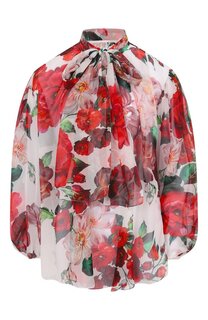 Шелковая блузка Dolce & Gabbana