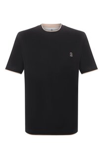 Хлопковая футболка Brunello Cucinelli