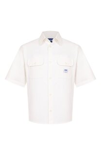 Хлопковая рубашка HUGO Blue