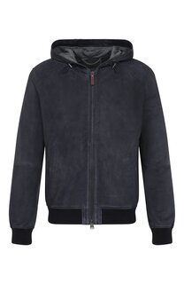 Замшевый бомбер Canali