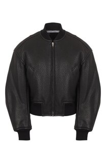 Кожаный бомбер Alexander Wang