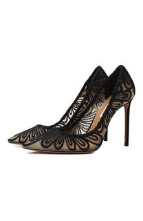 Текстильные туфли Chantilly 105 Aquazzura
