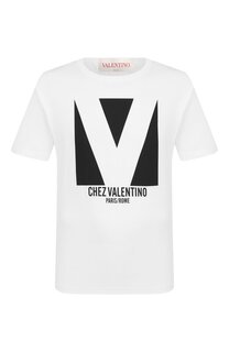 Хлопковая футболка Valentino