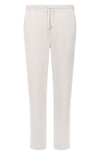 Брюки из хлопка и кашемира Brunello Cucinelli