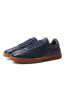 Кожаные кеды Corneliani