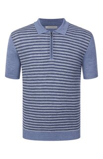 Поло изо льна и шелка Corneliani