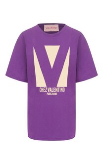 Хлопковая футболка Valentino