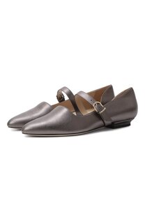 Кожаные балетки Giorgio Armani