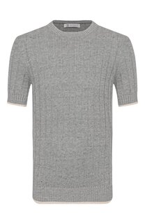 Джемпер изо льна и хлопка Brunello Cucinelli