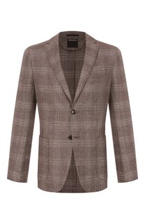 Пиджак изо льна и шерсти Zegna