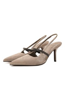 Замшевые туфли Brunello Cucinelli